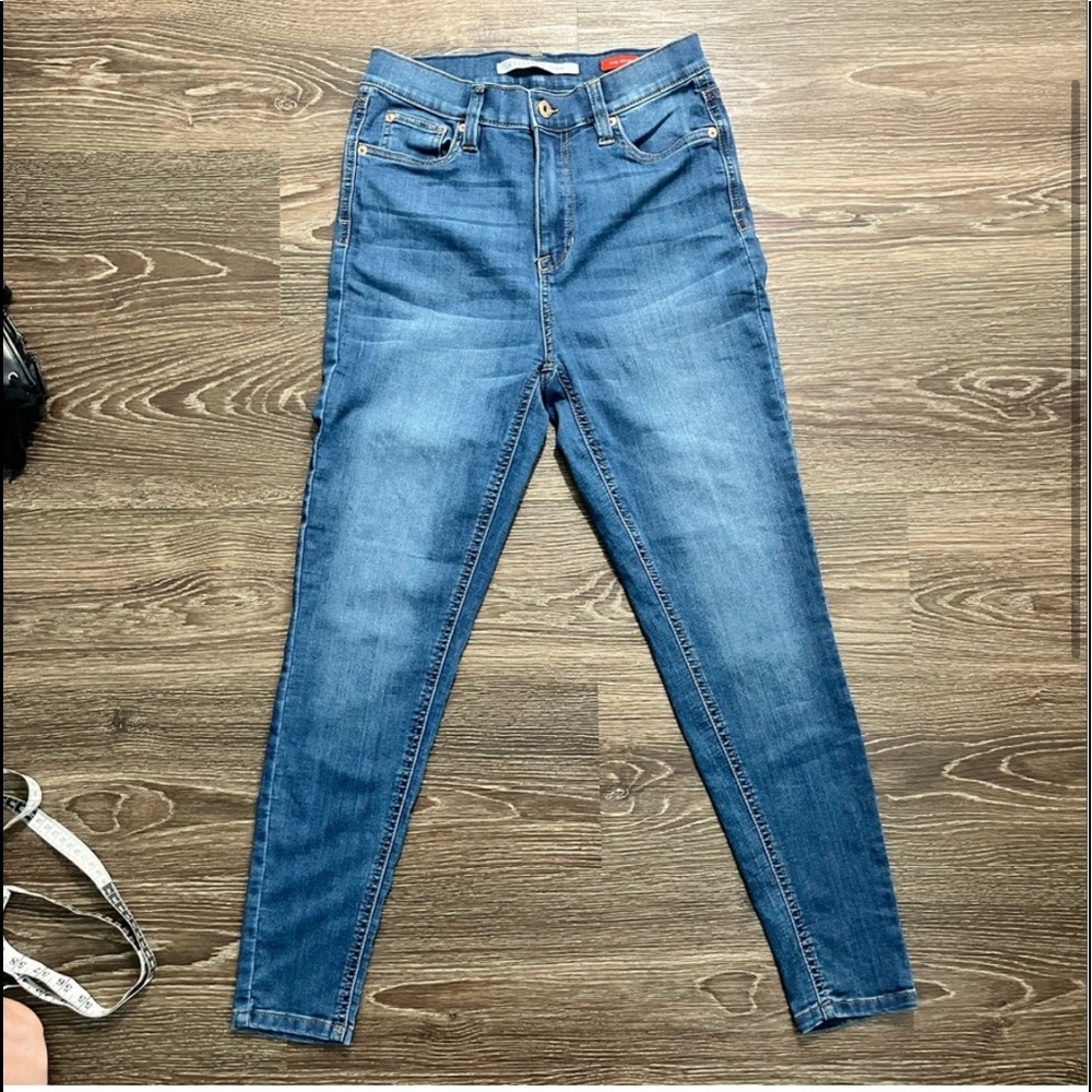 Celebrity pink denim jeans